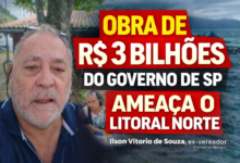 Ex-vereador denuncia gastos e riscos na ampliação da Rio Santos proposta por Tarcisio de Freitas