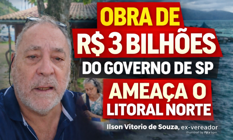 Ex-vereador denuncia gastos e riscos na ampliação da Rio Santos proposta por Tarcisio de Freitas