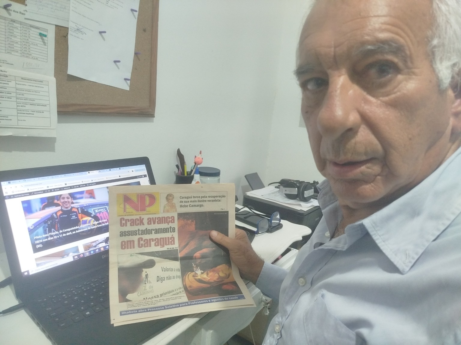 Salim Burihan diplomado em 1980 e inovador no Radio Jornalismo