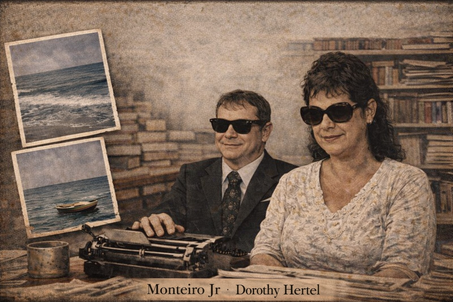 Monteiro Jr. e Dorothy do jornal Impacto, trouxera o modelo "do senhor diretor"